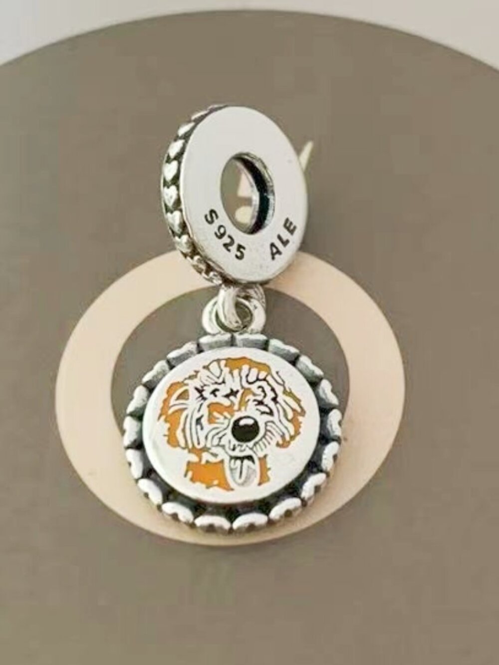 Pandora Doodle love charm Dog Charm Pet Charm Doggy Charm Animal Charm Gifts